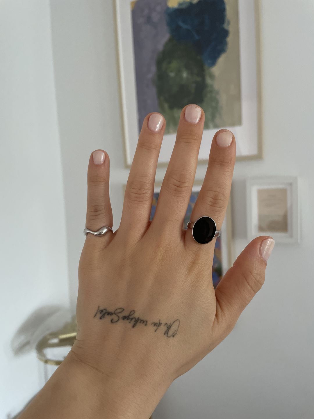 Customer photo review of Silver Wave Ring
