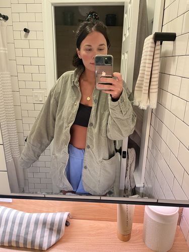 Customer photo review of Vintage Gramicci Jacket Fits Mens Small Green Lined Chore Outdoors