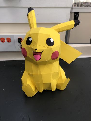 Customer photo review of Patrons Pikachu (pdf)