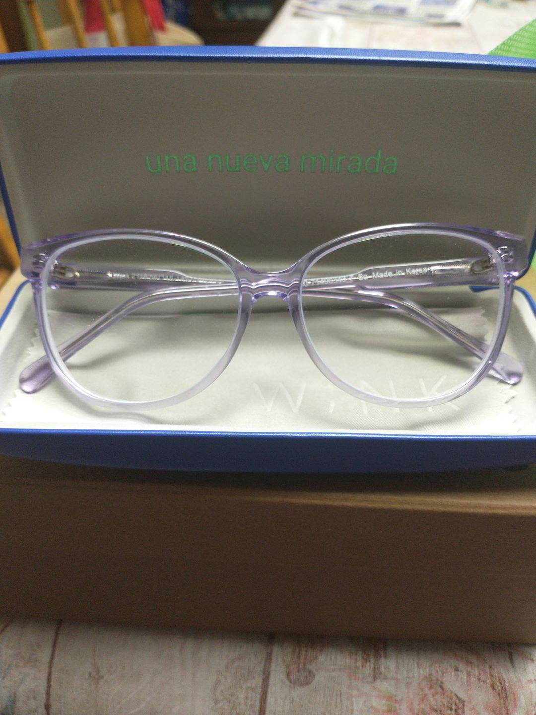 Customer photo review of LENTES ORGANICAS CON ANTIRREFLEX