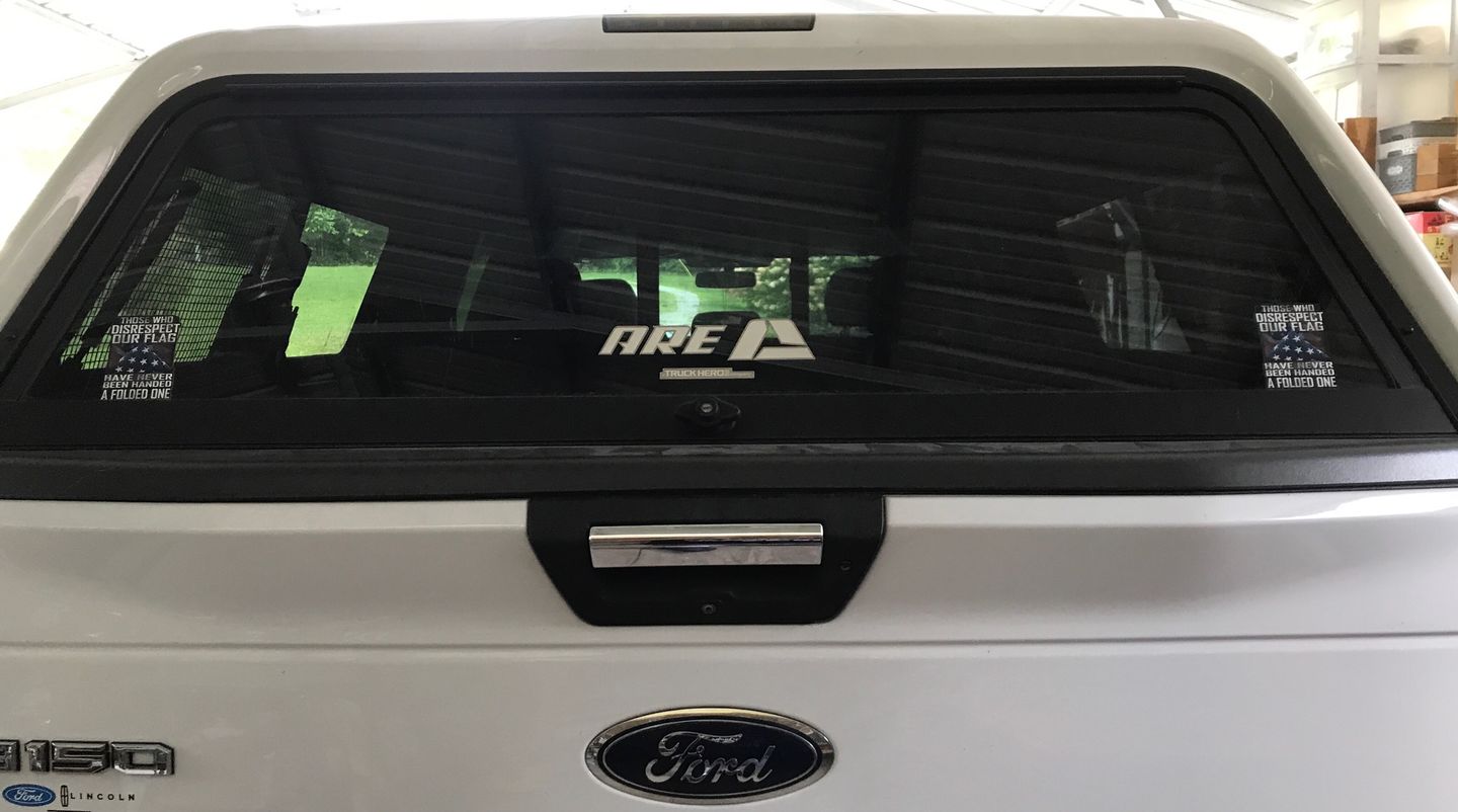Customer photo review of Those Who Disrespect Our Flag Have Never Been Handed A Folded One Decal
