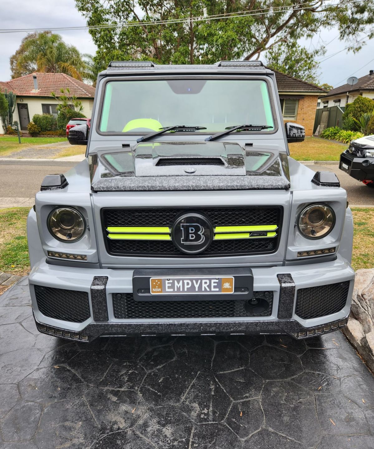 Customer photo review of Black Forged Carbon Fiber Vinyl Wrap
