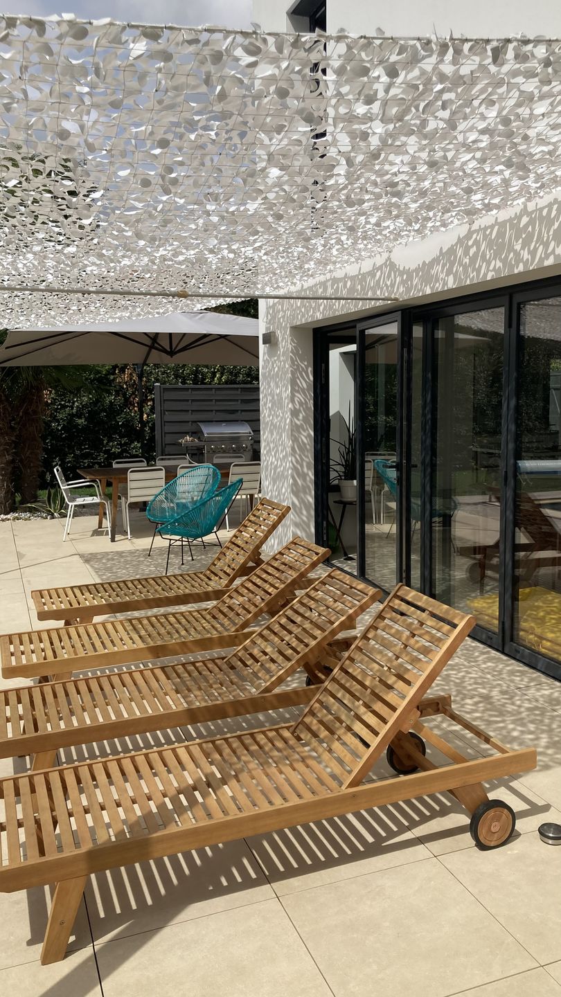 Customer photo review of Filet de camouflage renforcé blanc