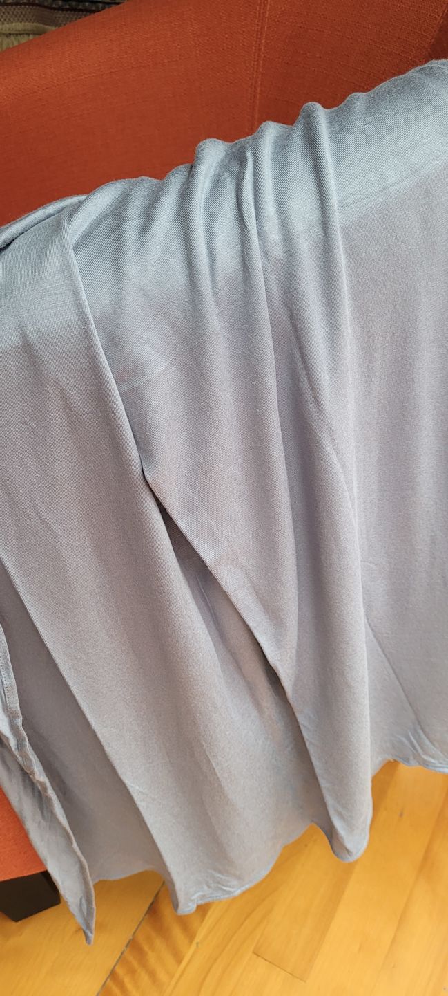 Customer photo review of Premium Jersey Hijab - Sky Blue
