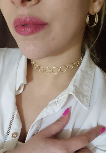Customer photo review of CHOCKER SHINE BAÑO DE ORO