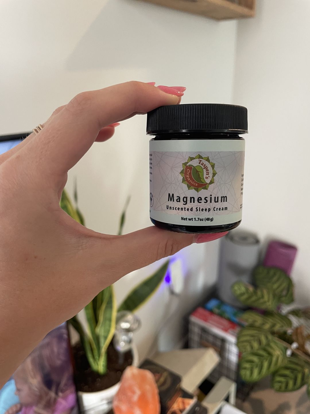 Customer photo review of Magnesium Unscented Sleep Cream