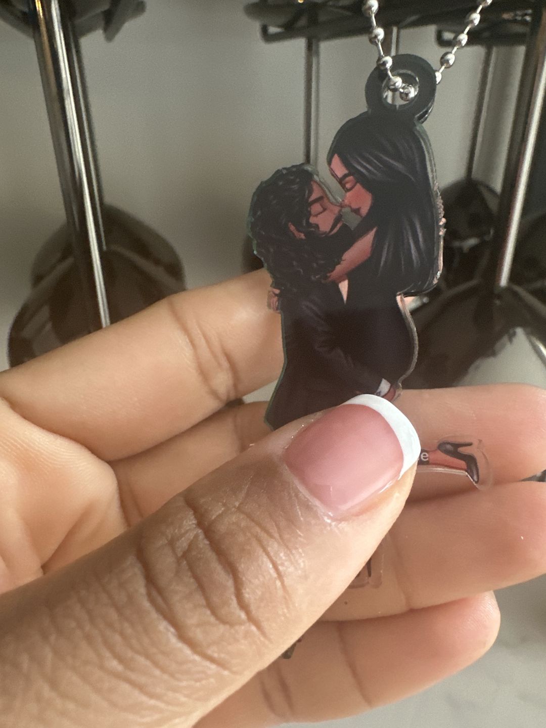 Customer photo review of Hug Couple Personalized Ornament Perfect Gift For Your Lover