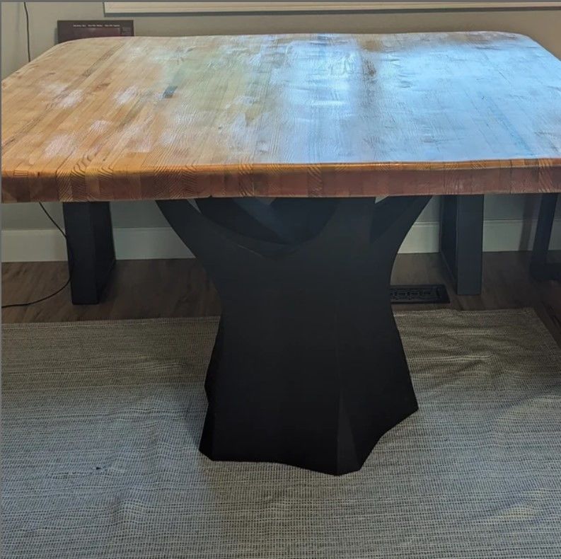 Customer photo review of Metal Table Base - 317 Namu - 21, 20, 28H inch
