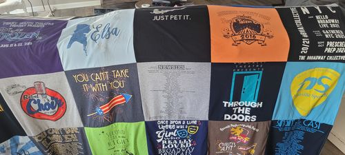 T-shirt quilt from prescott college by Jenette from IN