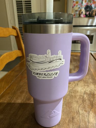 Customer photo review of Custom Boat Stickers