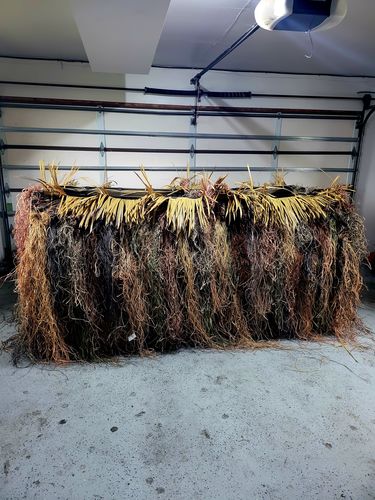Customer photo review of Hunting Blind Raffia Grass (Pack)