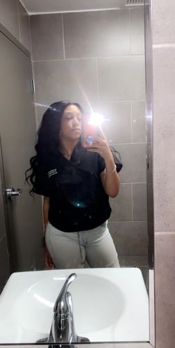 Customer photo review of Body Wave Seamless Tape In Extension 12A+Virgin Human Hair