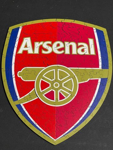 Customer photo review of Arsenal FC® Crest - Official Wooden Puzzle