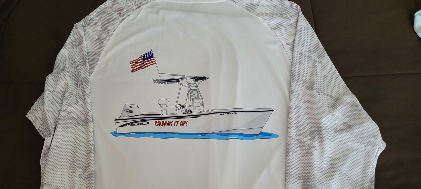 Customer photo review of Camouflage Dri-Fit Long Sleeve Custom Shirts