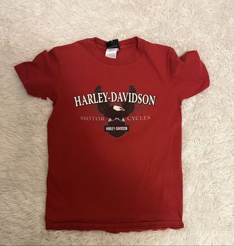 Customer photo review of Harley Davidson Motorcycles T Shirt Size Small