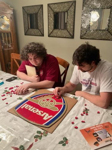 Customer photo review of Arsenal FC® Crest - Official Wooden Puzzle