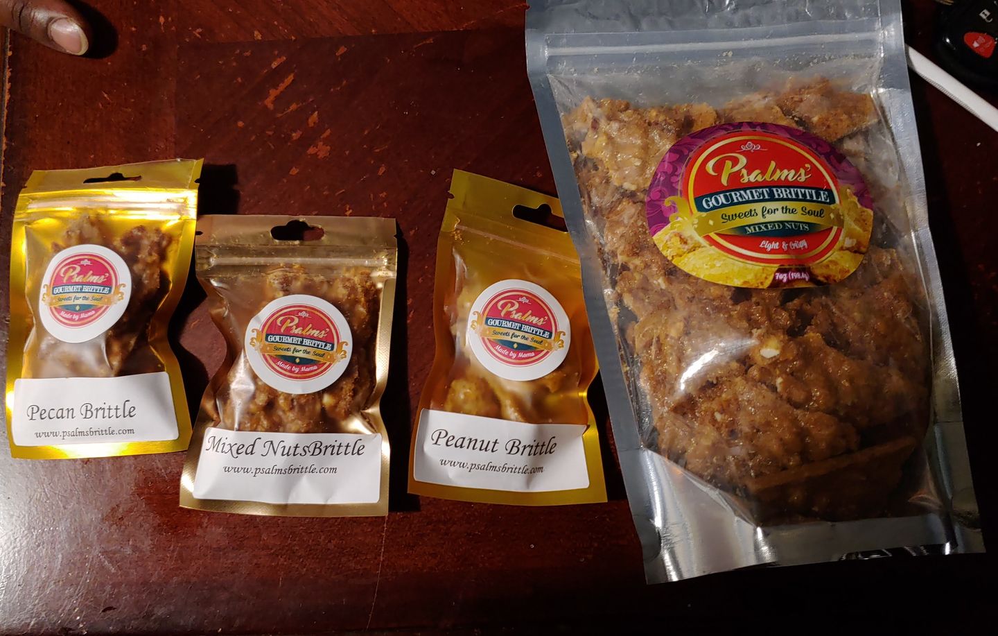 Customer photo review of Brittle Sample Pack