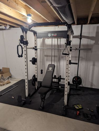 Customer photo review of MAJOR LUTIE Multi-Functional Power Rack PLM03 Custom Home Gym Package - Customer's Product with price 1264.96 ID NtqCU7m1ehnd9mUP8937vq_c