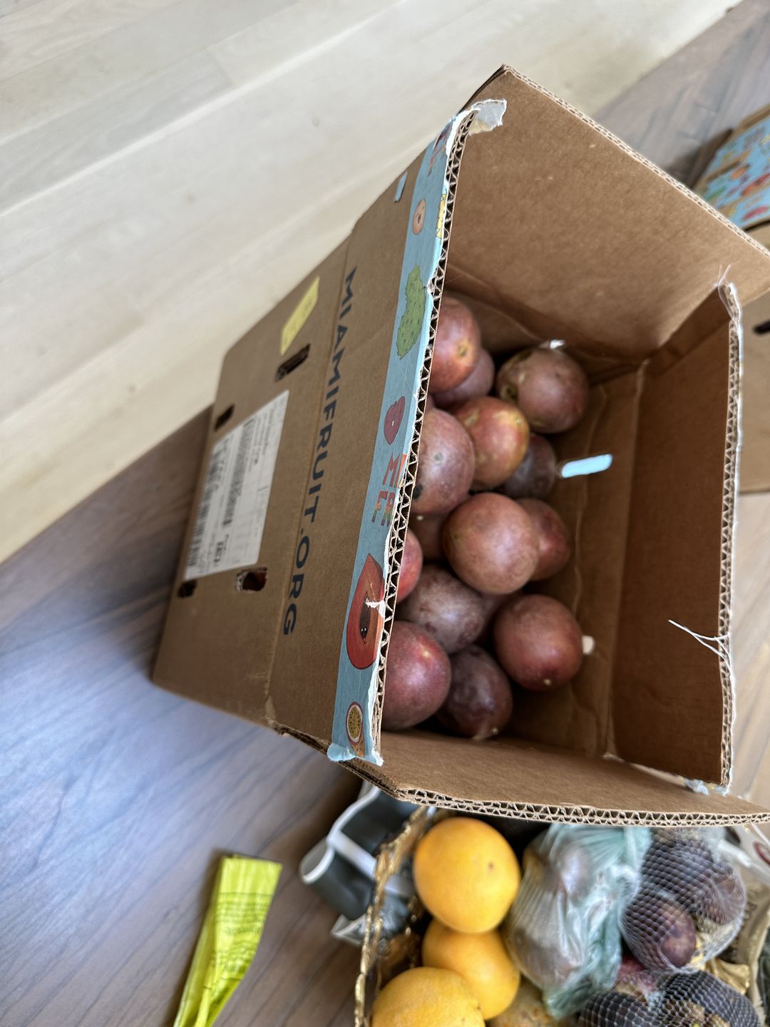 Customer photo review of Purple/Pink Passionfruit (Lilikoi) Box