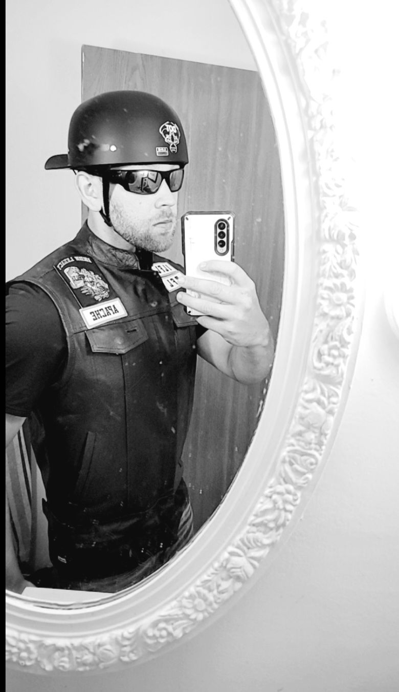 Customer photo review of Baseball Cap STYLE  DOT Motorcycle Helmet