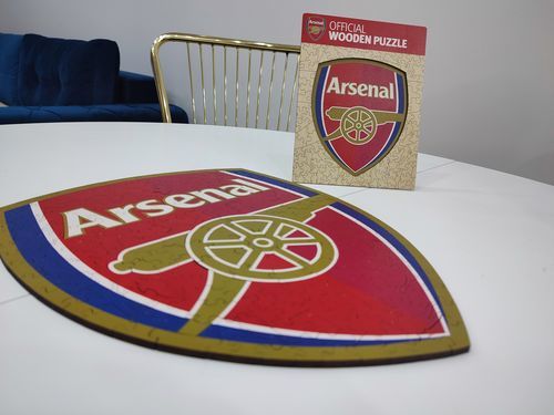 Customer photo review of Arsenal FC® Crest - Official Wooden Puzzle