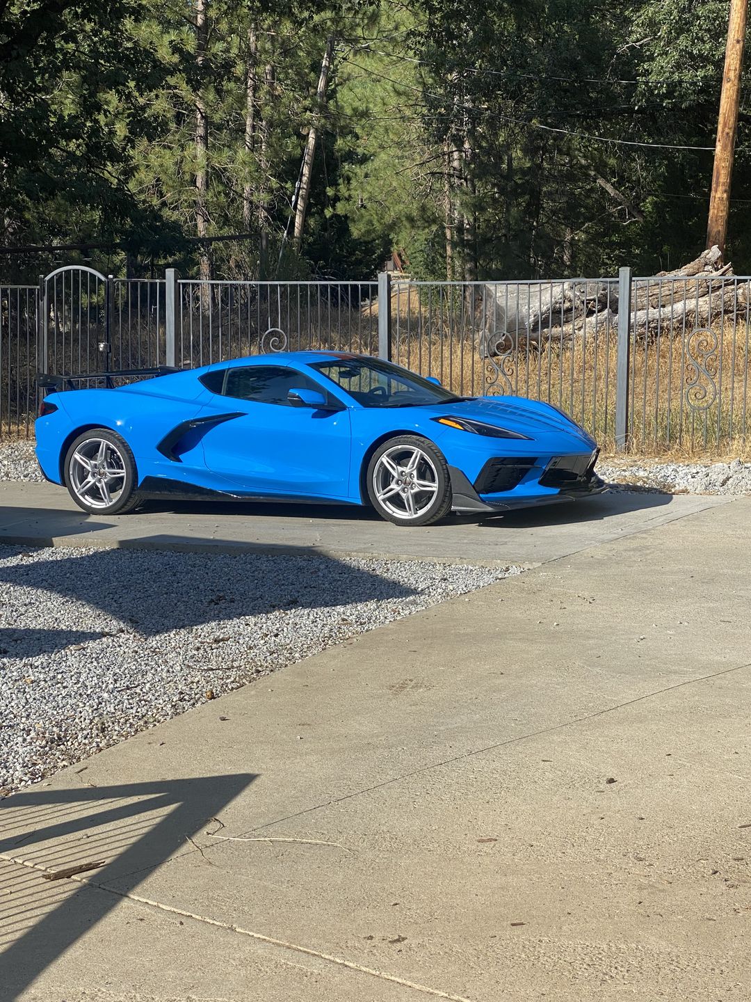 Customer photo review of Corvette C8 EOS Performance Track Edition Front Splitter Lip