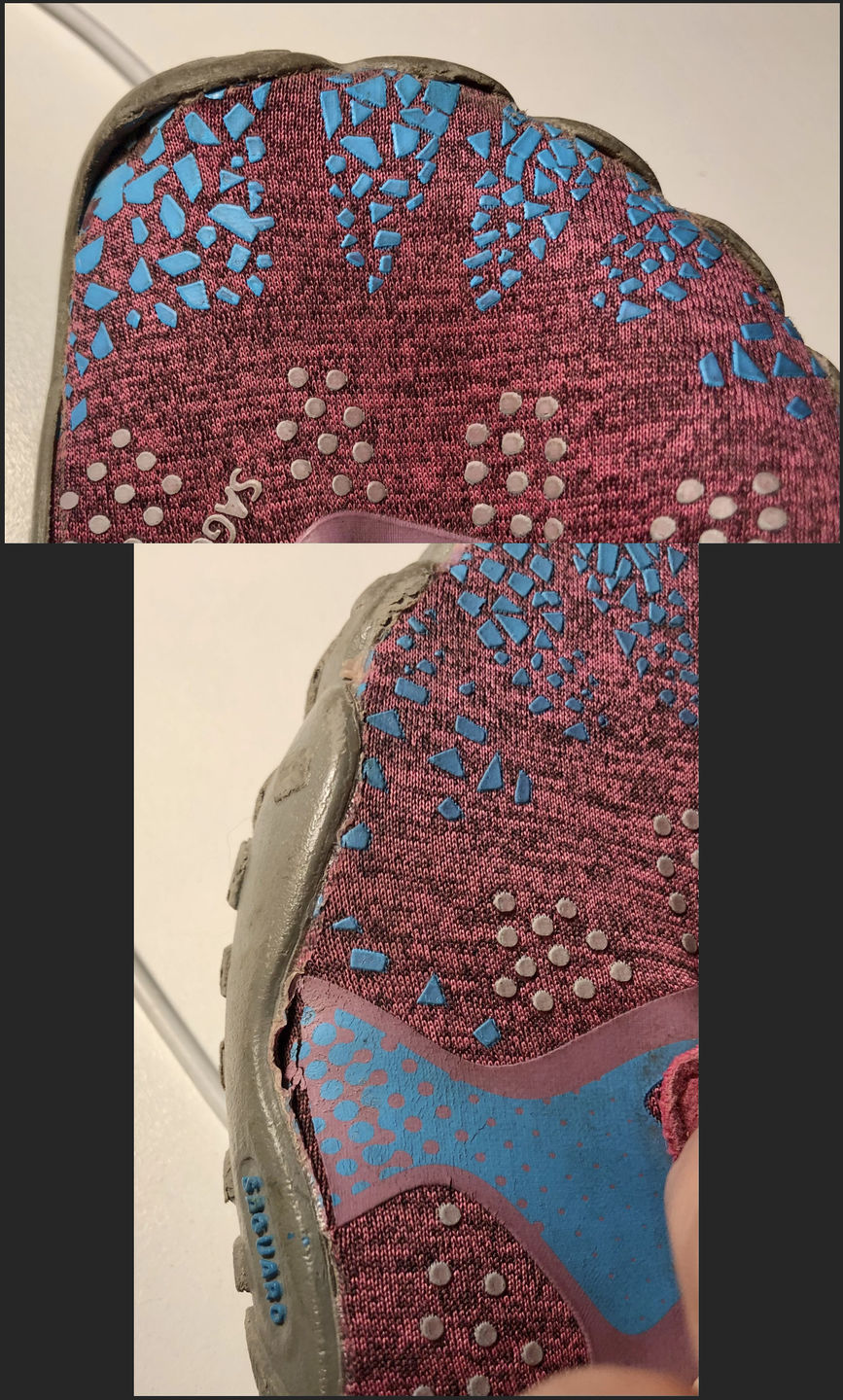Customer photo review of Niños Barefoot Chaser Fast Ⅰ