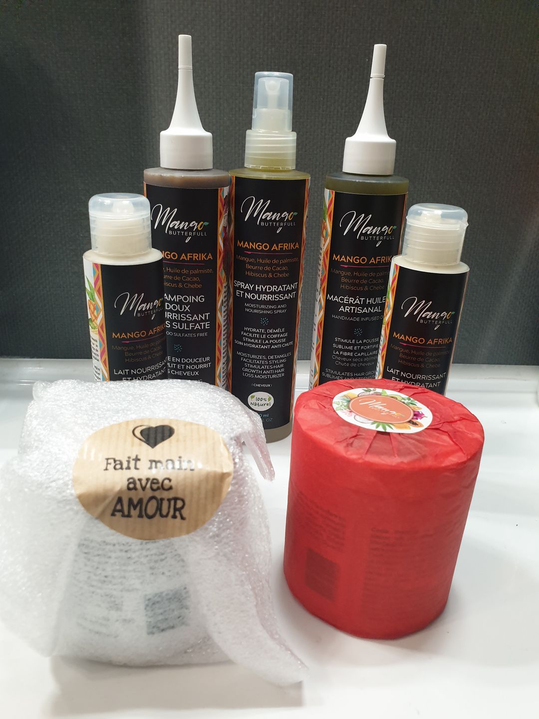 Customer photo review of Pack Routine MANGO AFRIKA - 6 produits