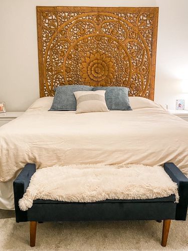 Customer photo review of Tête de Lit Mandala Bohème - King Size 190 cm