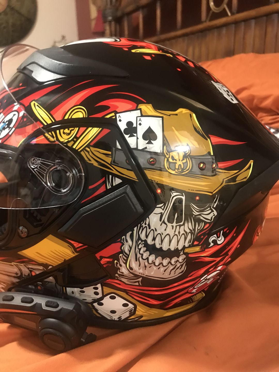 Customer photo review of R5 Modular Helmet - Bluetooth Headset