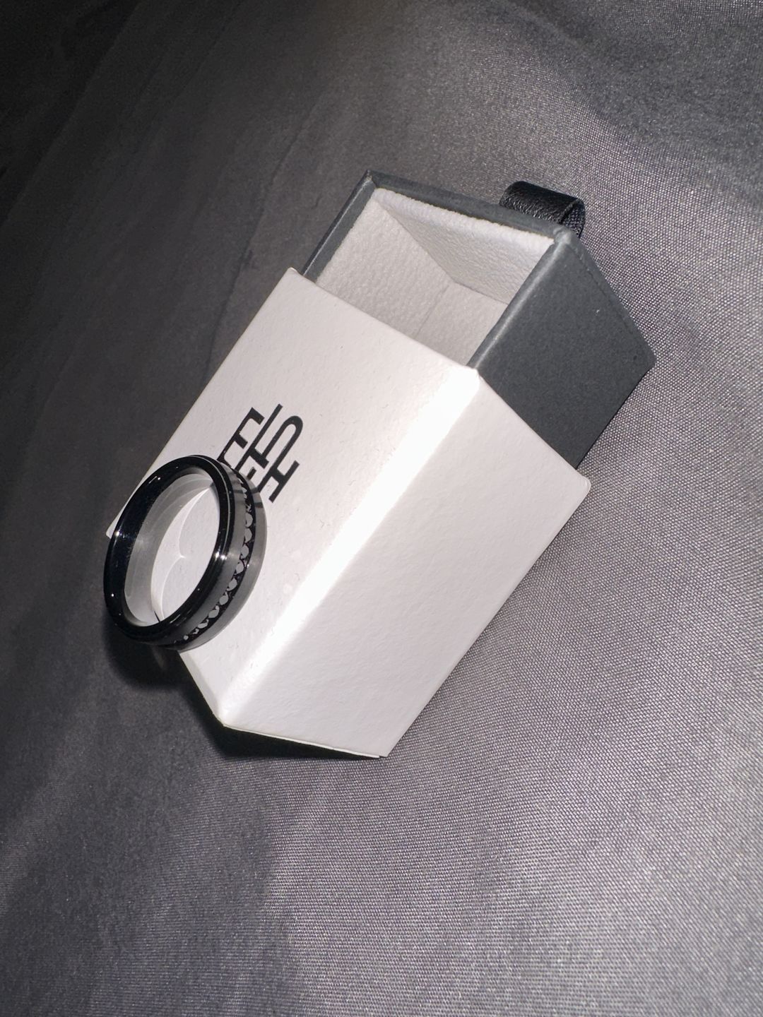 Customer photo review of Black Stone Matte Band