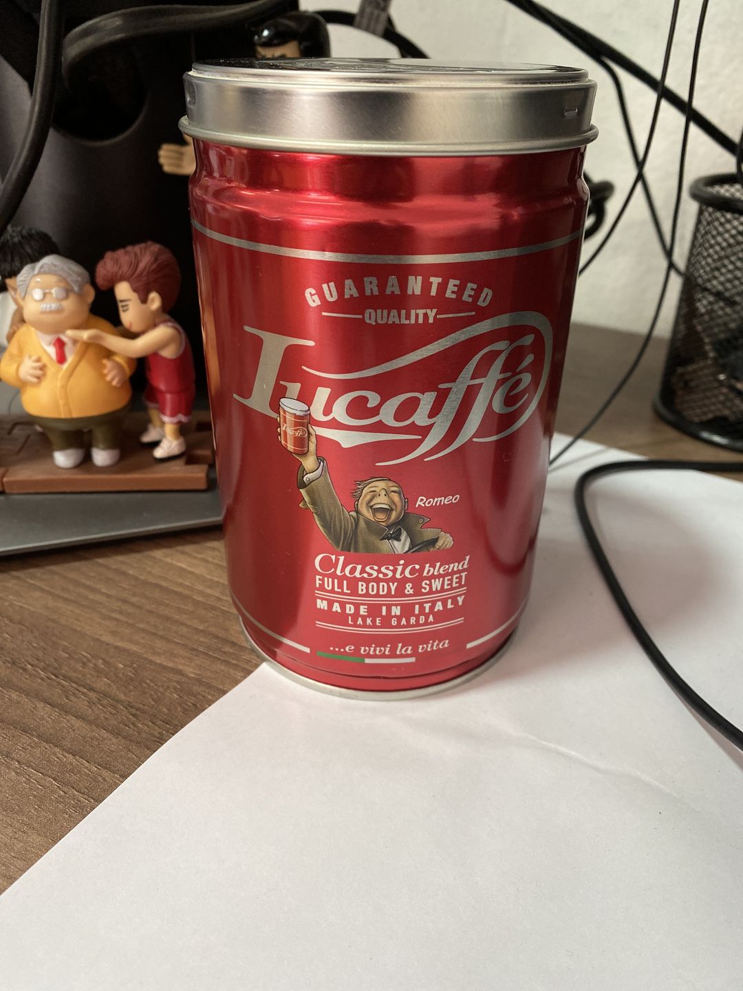 Customer photo review of Lata Lucaffe Classica 250 grs Grano Molido