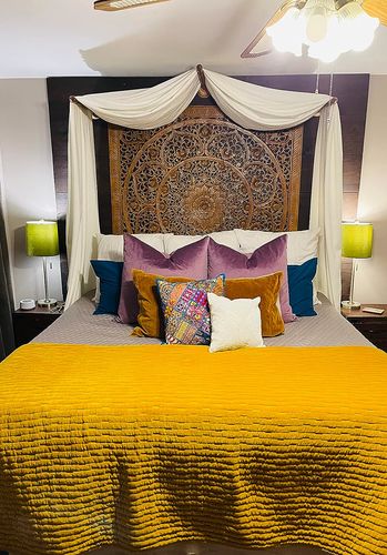 Customer photo review of Tête de Lit Mandala Bohème - Queen Size 150 cm