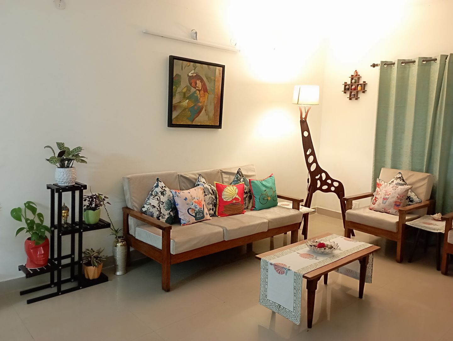 Customer photo review of The Giraffe Floor Lamp