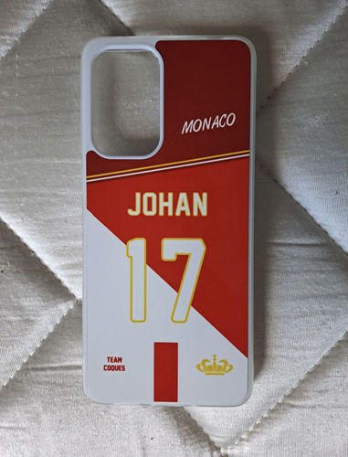 Customer photo review of Coque foot MONACO ASM personnalisable - TEAMCOQUES
