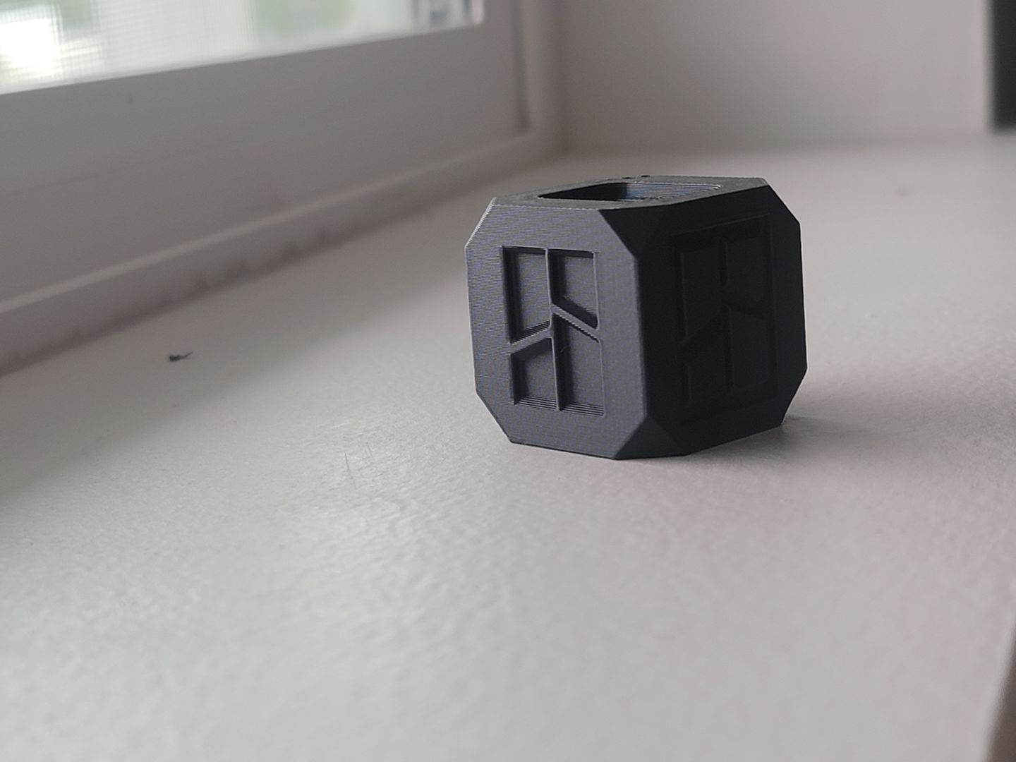 Customer photo review of Matte Black PETG Filament 1.75mm 1kg