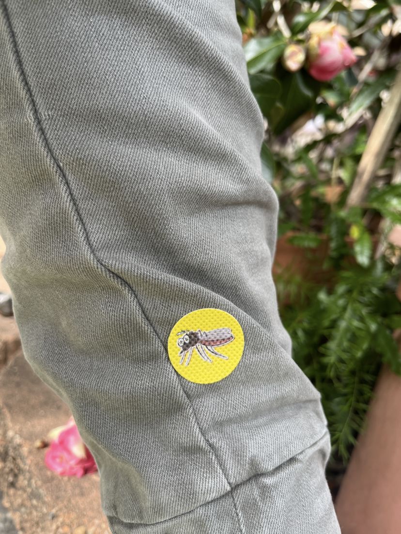 Customer photo review of Mozzie Patch Natural Repellent