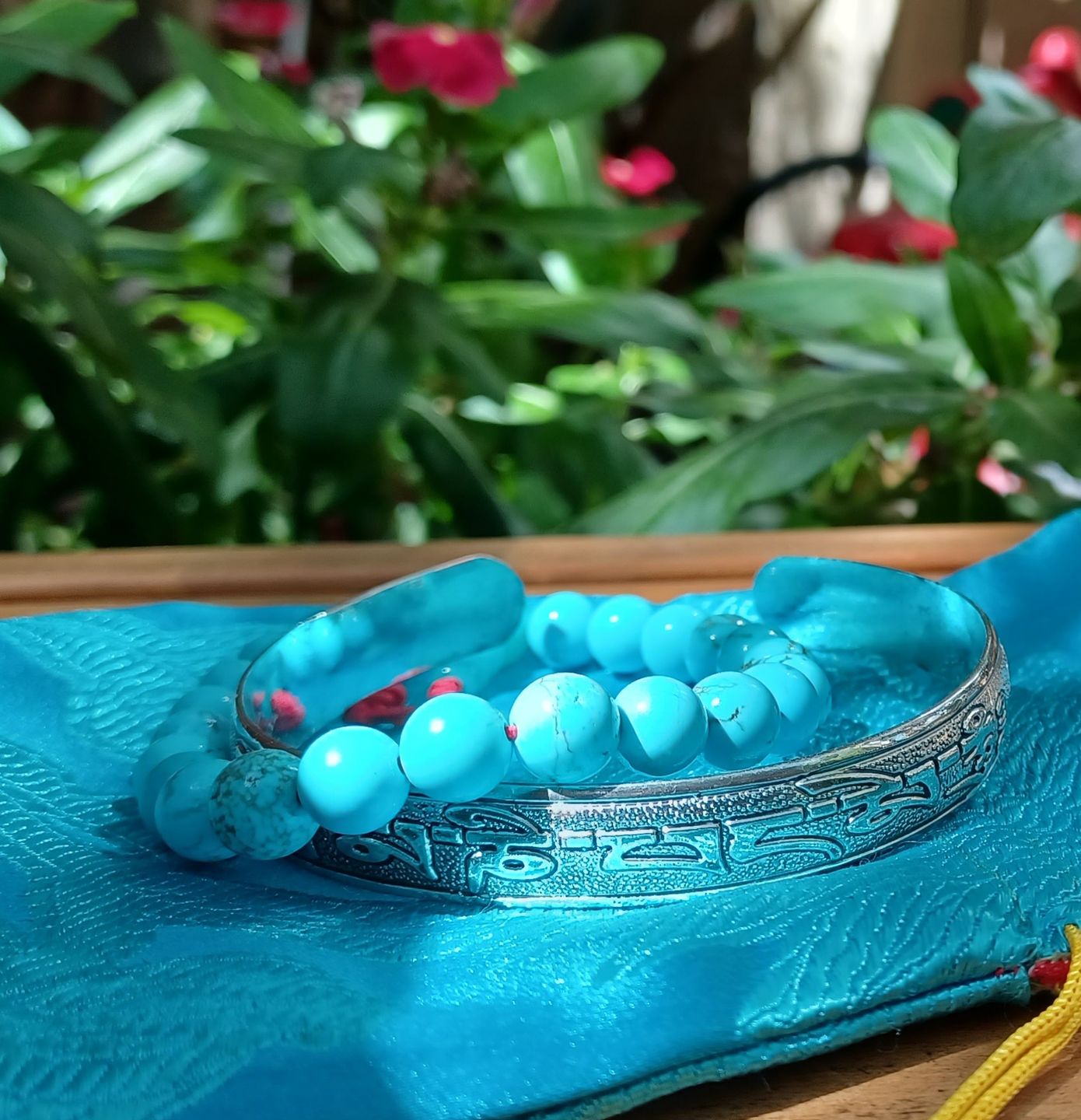 Customer photo review of Bracelet Turquoises
