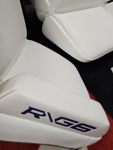 Customer photo review of Warrior Ritual G6 E+ Senior Goalie Pads