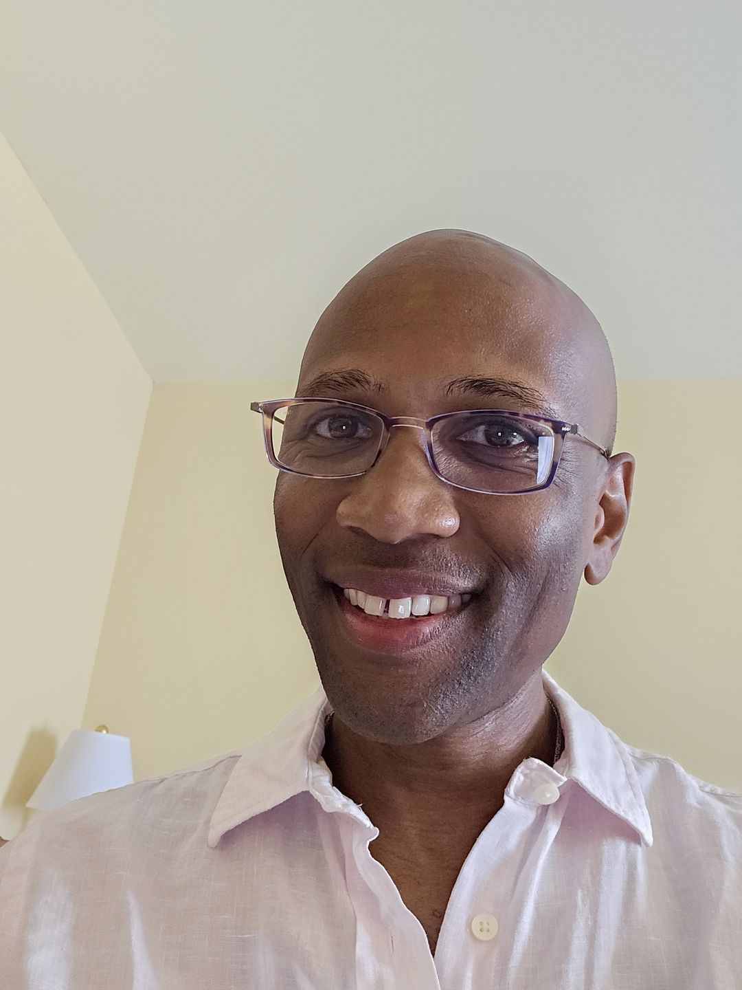 Customer photo review of Brooklyn Blue Light Blocker Glasses Only