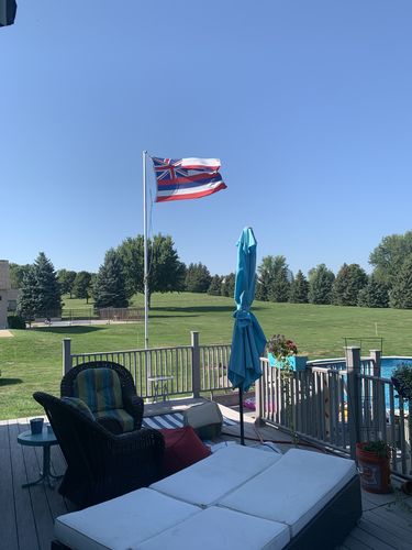 Customer photo review of State of Hawaii Flag - Official Design and Specifications - Outdoor Nylon