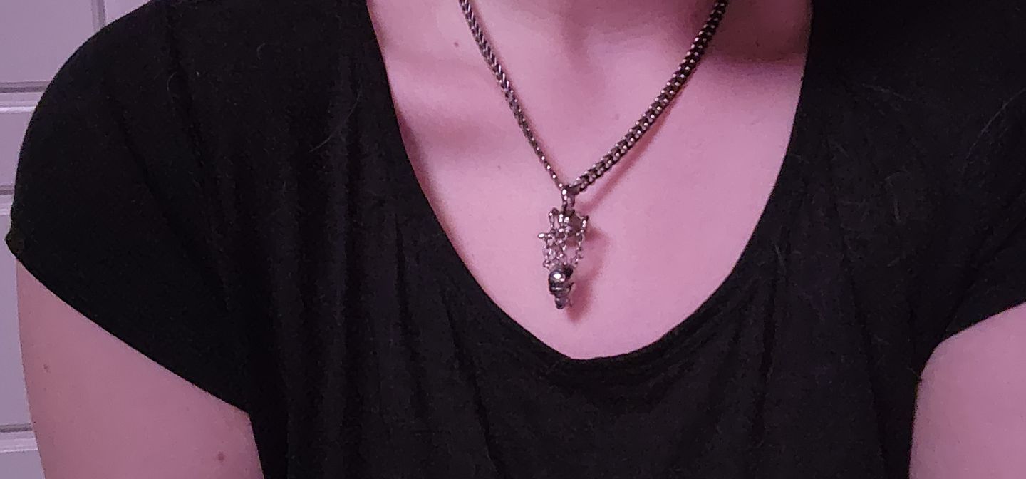 Customer photo review of PUPPET MASTER PENDANT
