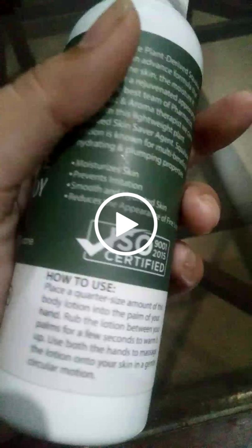 Customer video review of Squalane Lotion – Hydrated skin looks better, 100% pure Plant-Derived Squalane Lotion