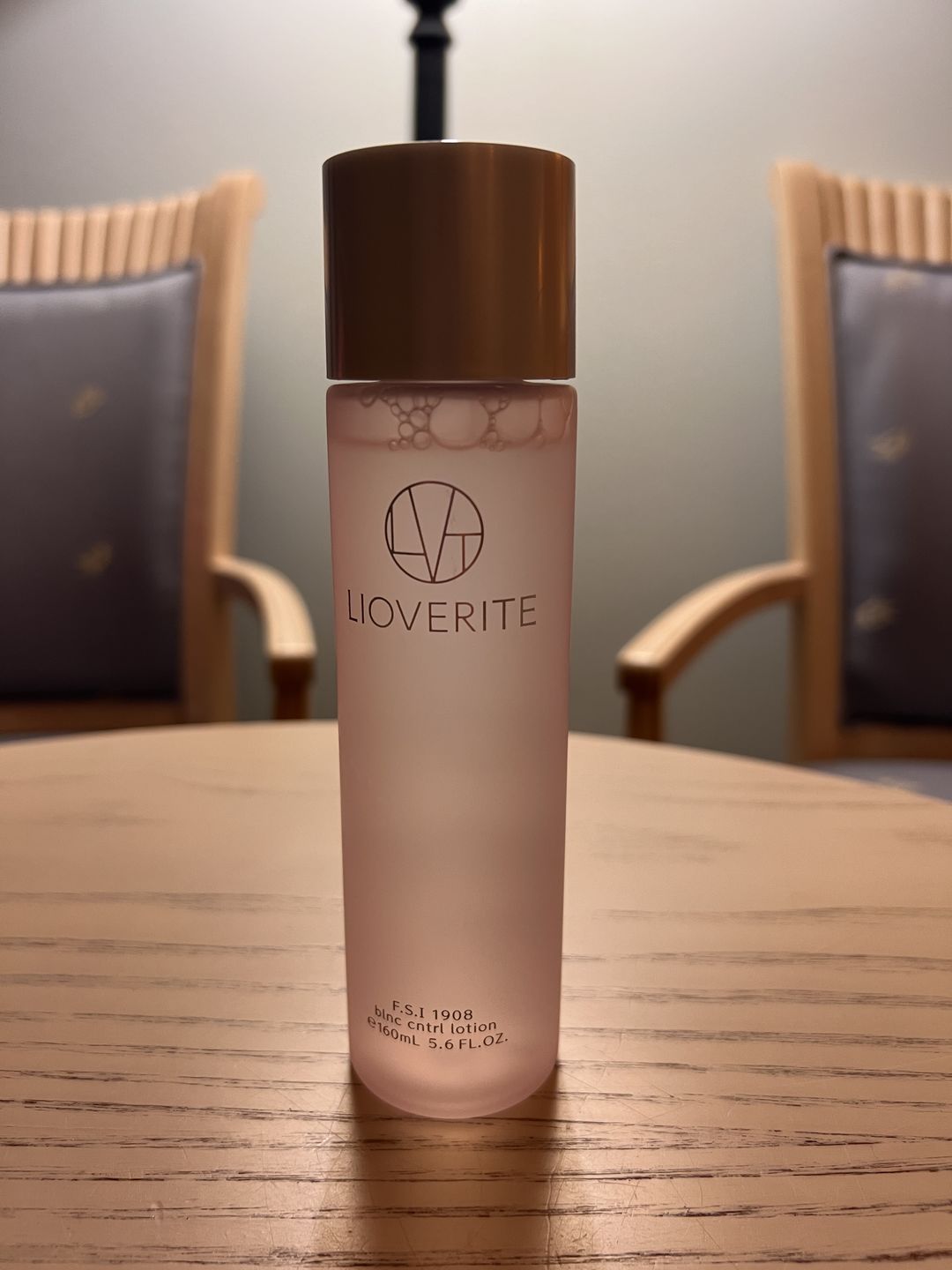 Customer photo review of LIOVERITE Balance Control Lotion