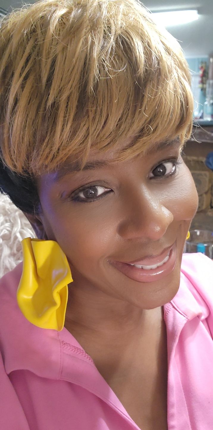 Customer photo review of "Lexi" Stud - All Colors