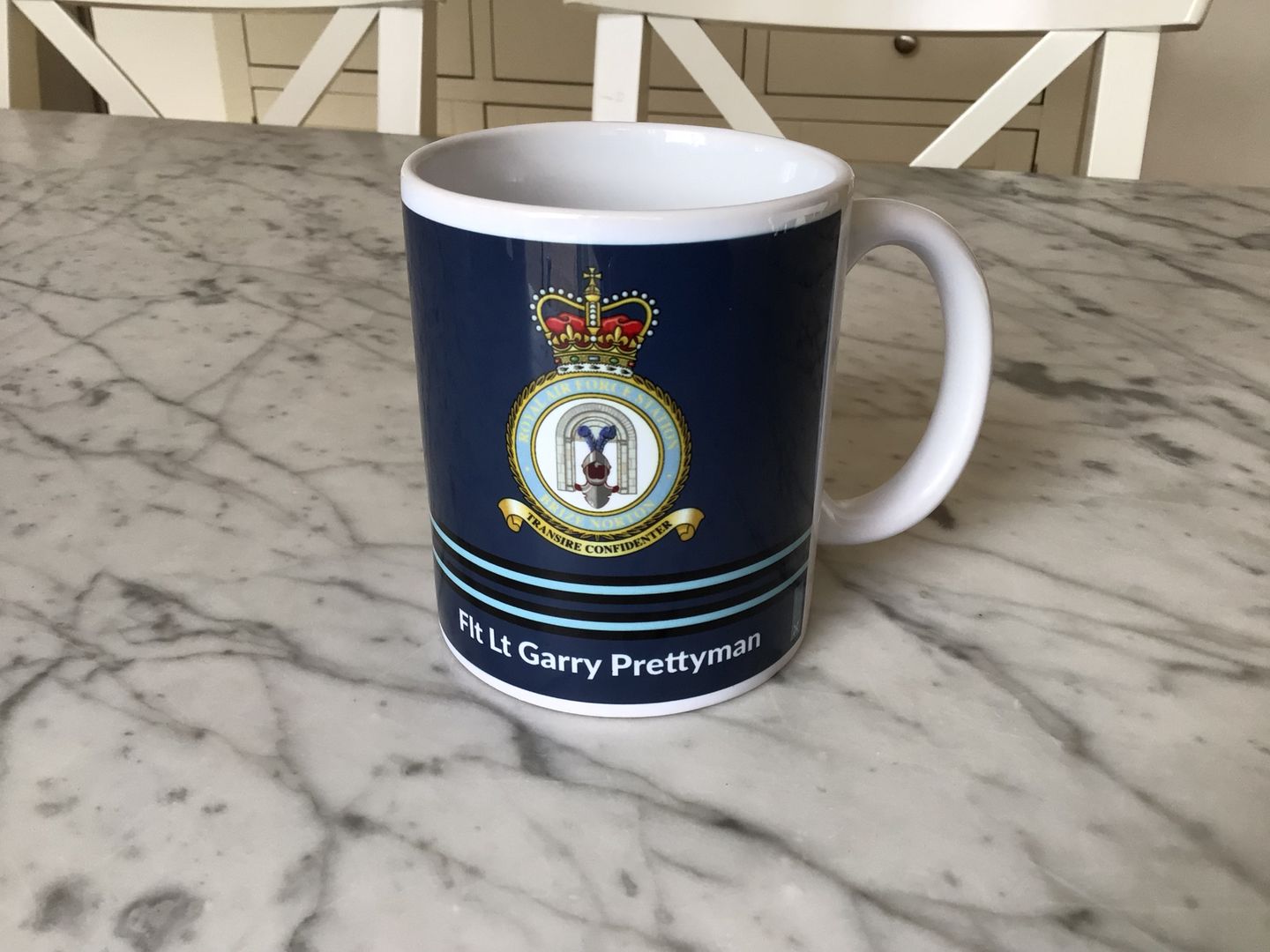 Customer photo review of Personalised RAF Officer Mug