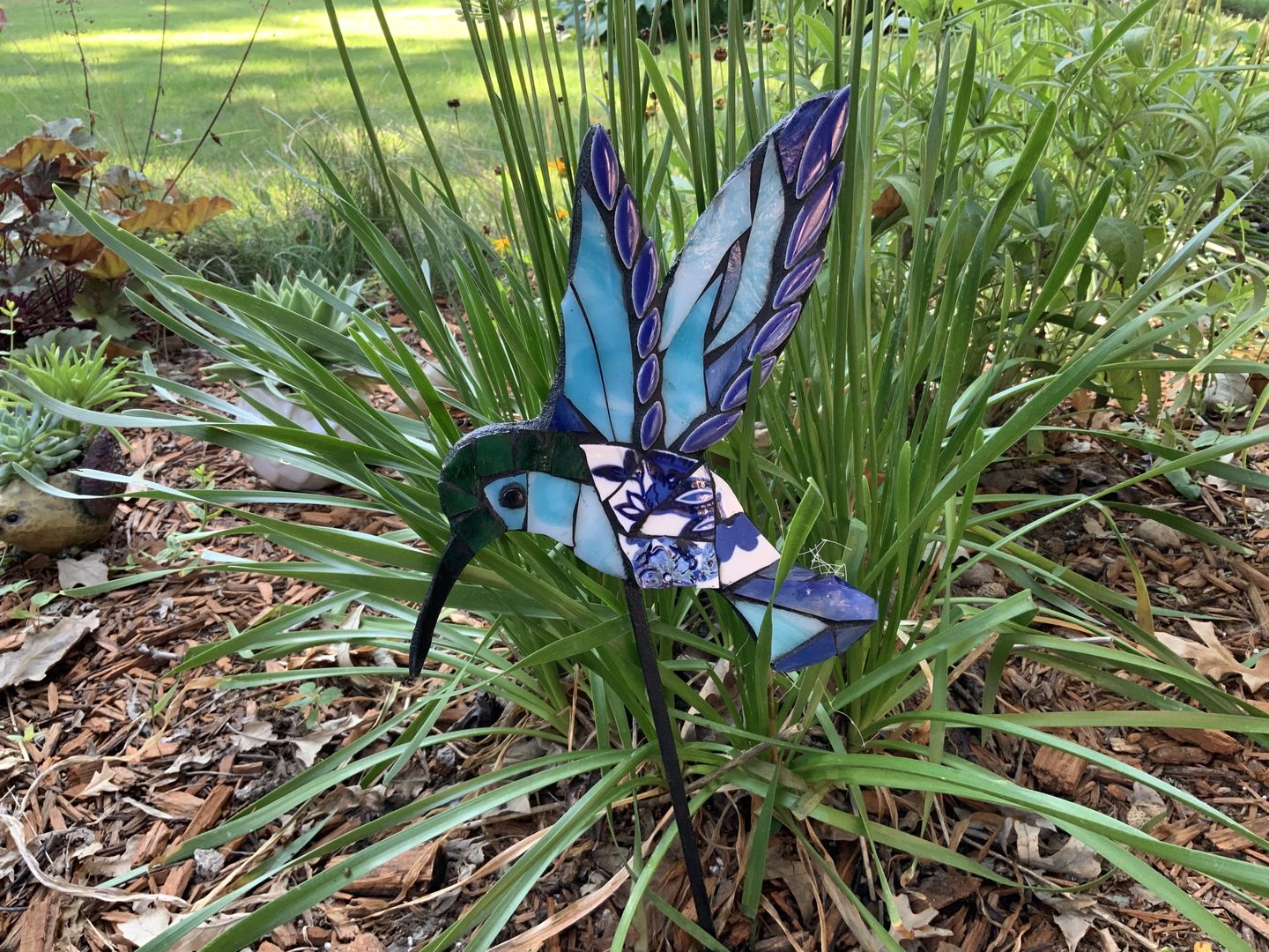 Customer photo review of Unfinished Wood Hummingbird Shape - Bird Animal - Craft - up to 24" DIY
