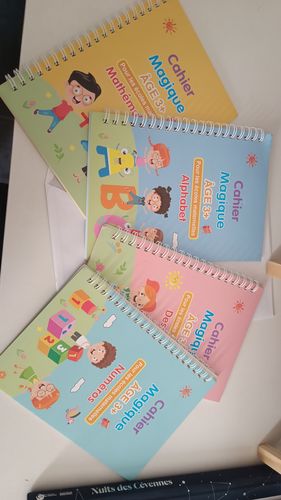Customer photo review of Pack "Le Petit Génie" - 4 cahiers (+Cadeau Offert)