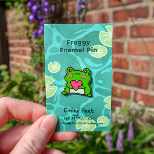 Customer photo review of Custom Enamel Pins