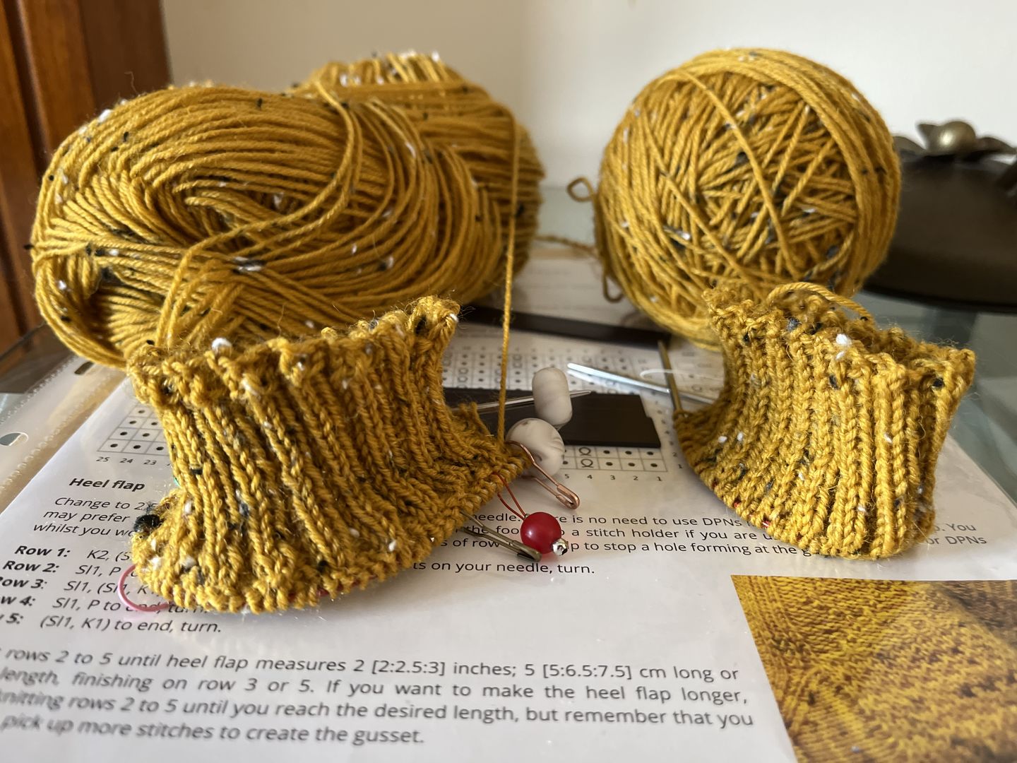Customer photo review of Rico Superba Tweed 4 Ply Sock Yarn